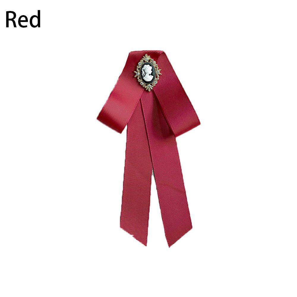 Shirt Crystal Multicolor Dress Bow Tie Bow Brooch