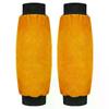 1 Pair Portable Welding Arm Guards, PU Leather Heat & Flame Resistant Sleeves for Industrial Work Protection