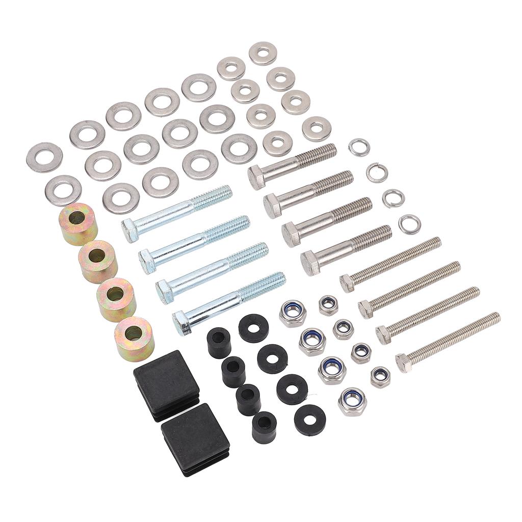 Suntop Hardware Kit 75465G01 Shade Top Metal Strut Screw Bushings Repair Kit Replacement for E‑Z‑GO 54 Inch Suntop Golf
