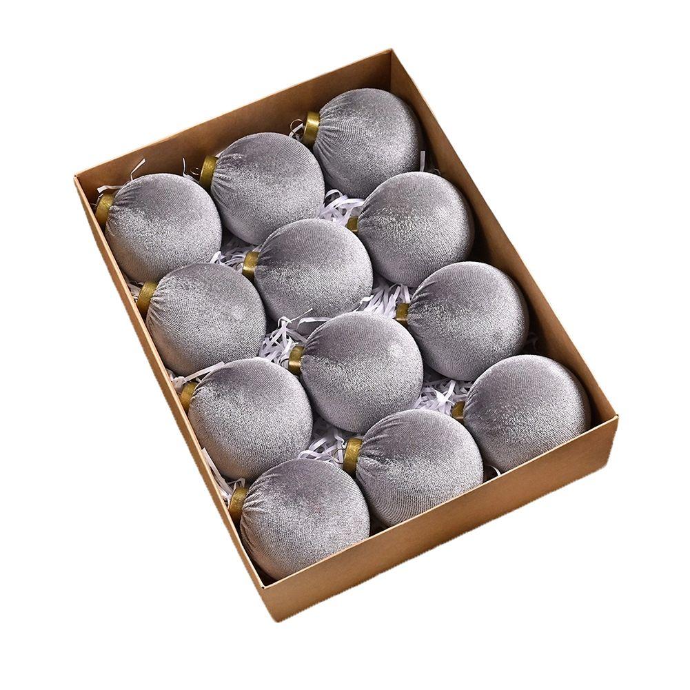 Christmas Party Decor Navy Blue Christmas Ornaments Presentation Box For Gifts Holiday Tree Decor Matching Ornament Collection