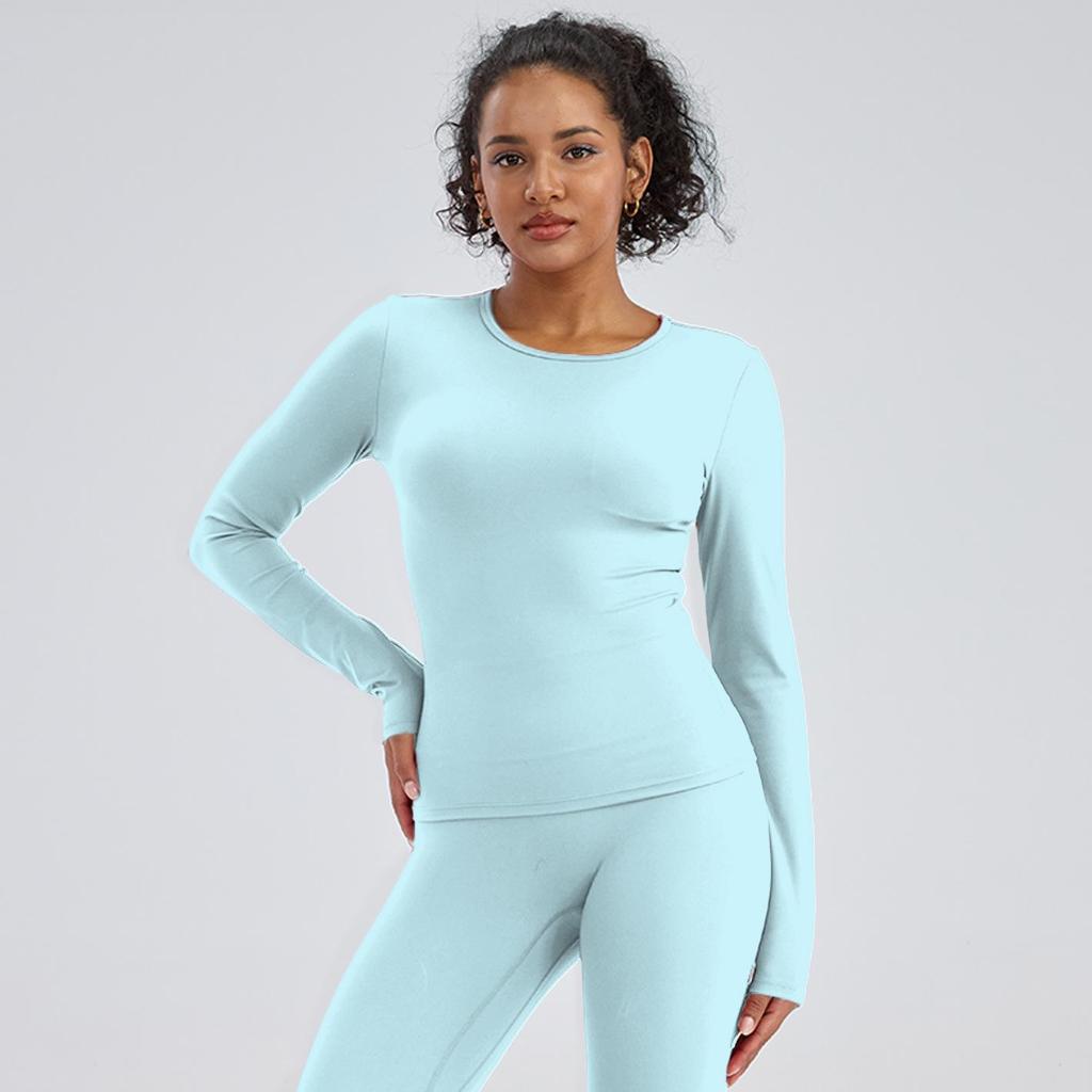 European & American High-Stretch Quick-Dry Yoga Suit: Nude Feel, Premium 2-Piece Set for Running & Fitness