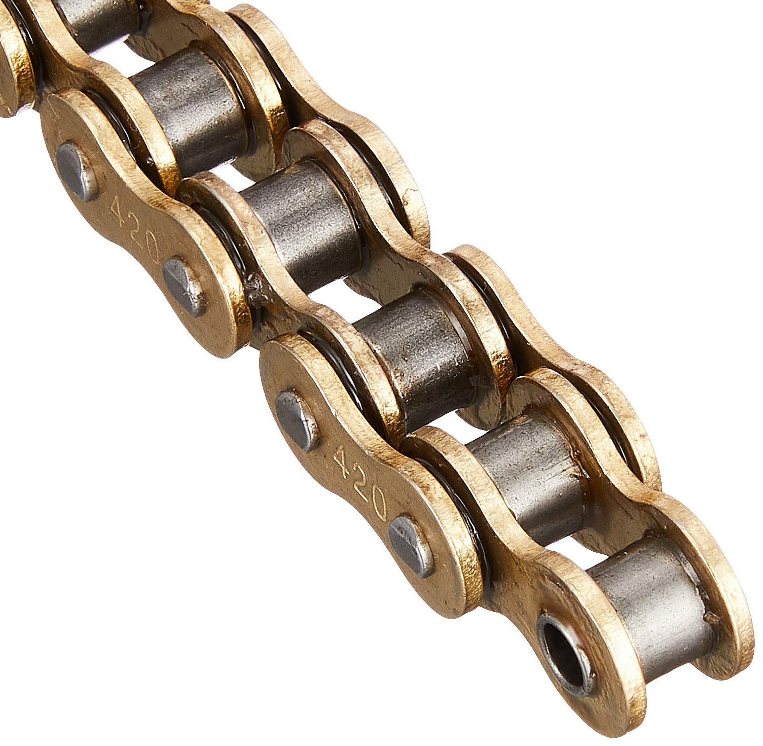 

Bike Parts Center Gold Chain 420 100 Links Honda Little Cub Jazz Gorilla etc.