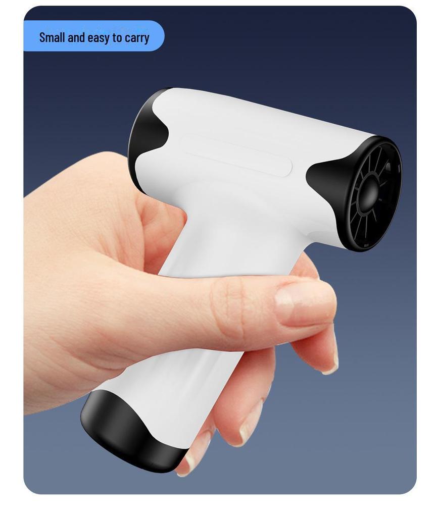 High-Speed Turbine Hair Dryer & Rechargeable Leafless Fan Combo