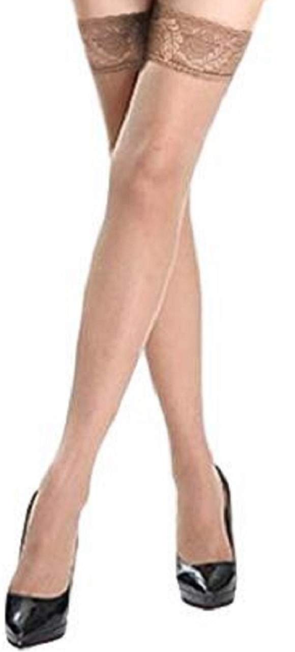 

Чулки с подвязками большого размера, свободные, для полных мужчин, силиконовые, с застежкой до колена, кружевные [ROCAROCA] (бежевый)