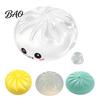 Anxiety Relief Squeeze Toys DIY Dumpling Toy Skin, Fillable Empty Ball Skin with Bun Shape Stress Stopper, Simulated Making Supplies Elastic