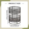 Metal Wire Storage Basket Iron Farmhouse Multifunctional Decor Storage Bin Countertop Organizer Kitchen Fruit Basket for Cabinet