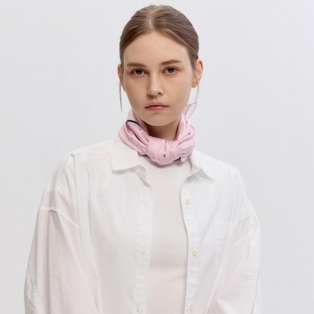 Dalre Goat Silk Scarf 90 Pink