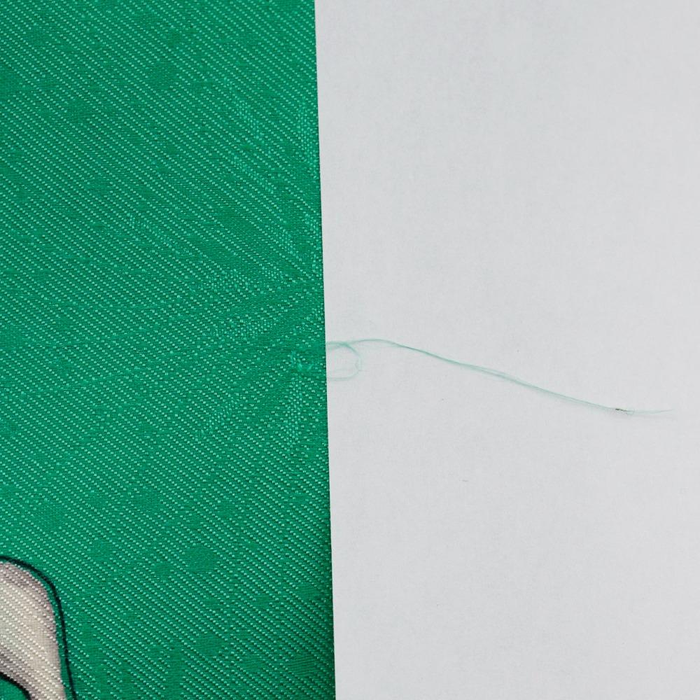 Hermes Carree90 Scarf LUNA PARK Amusement Park Merry-go-round Green Silk Women Used