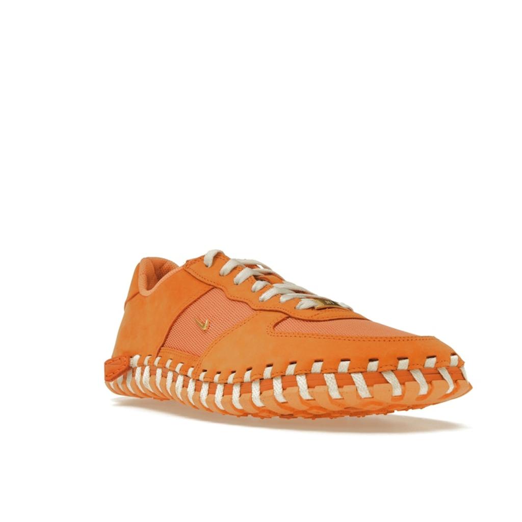 Jacquemus X Nike  J Force 1 Low LX SP Bright Mandarin Women Sneakers Orange Metallic-Gold Phantom DR0424-800