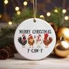 Christmas Tree Hanging Decoration Sports Car Decoration Flat Decoration Pendant
