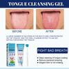 2pcs Clean Tongue Brush Set Bad Breath Remove Gentle Deep Cleaning Tongue Gel Brush Set