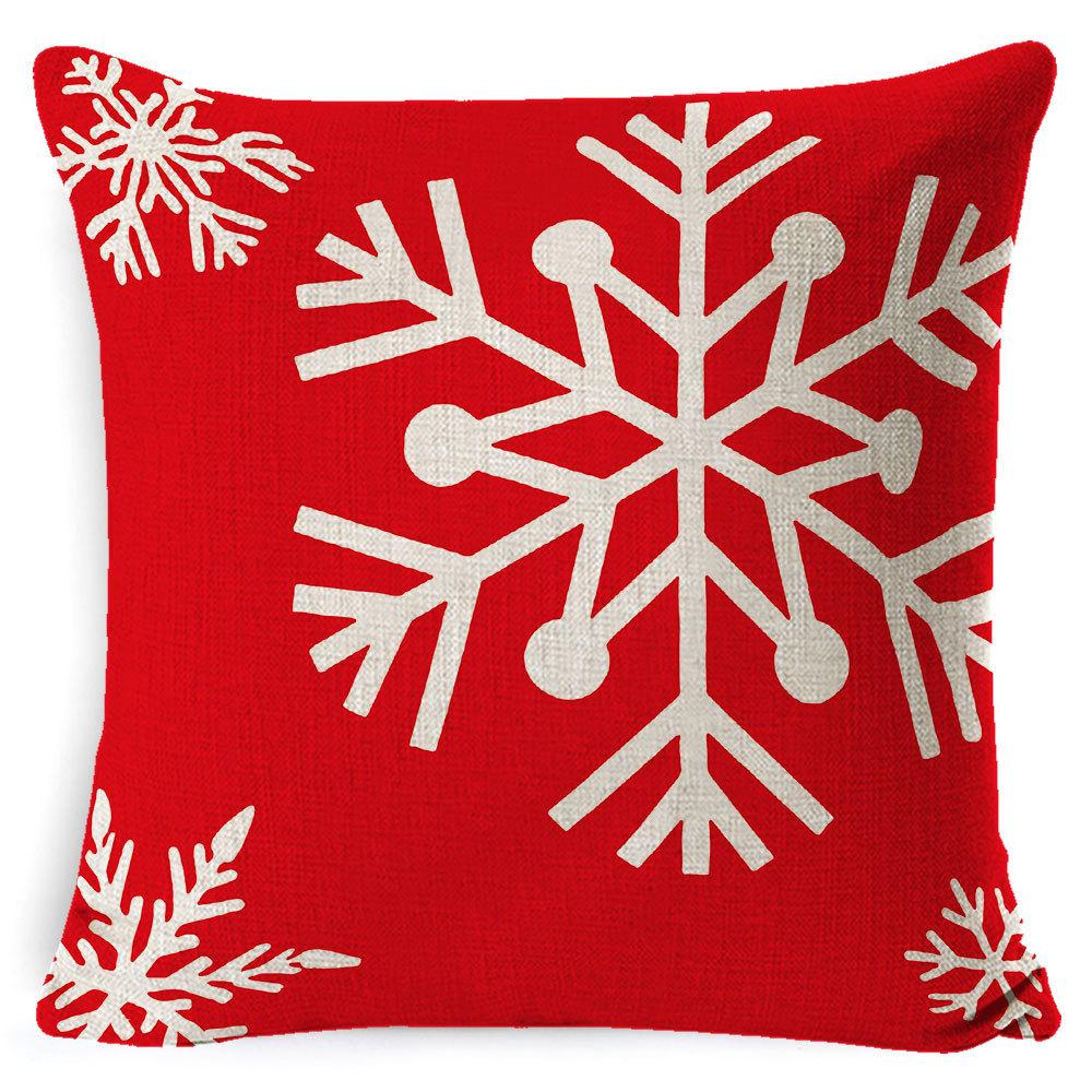 Nový vánoční povlak na polštář kostkovaný polštář domov pohovka polštář povlak na polštář dárek postel polštář