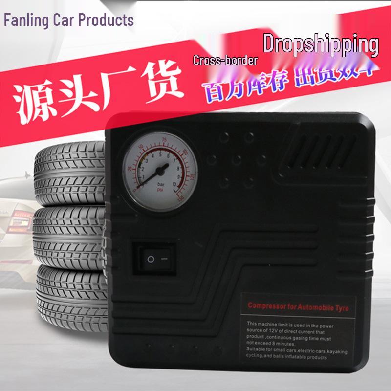 

19-цилиндровый портативный мини-насос для накачивания шин 12 В автомобильный воздушный насос