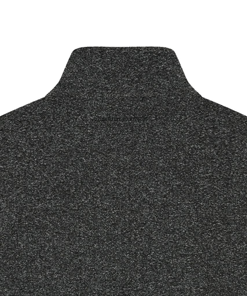Loghideumatin Knitted Half Zip-Up Ts (Grey)