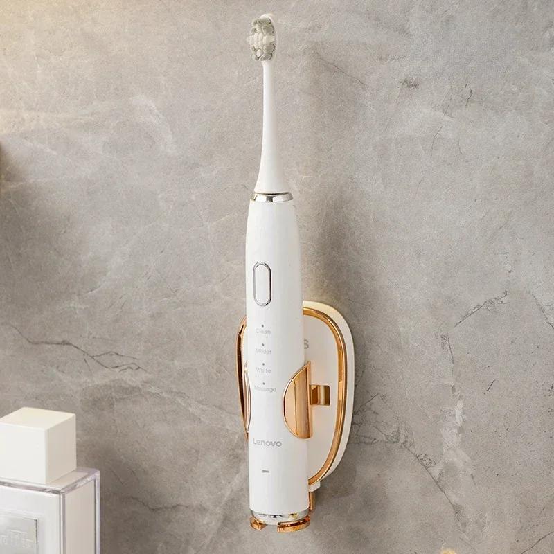 Wall-Mounted Traceless Toothbrush Holder Bath Electric Adults Toothbrush Stand Organizer Hanger Rack Bathroom Accessories