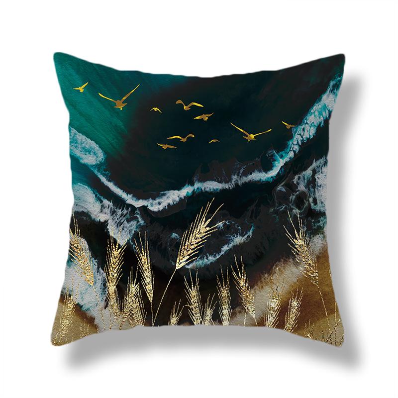 

Цветная художественная печать, чехол для подушки, домашний диван, декоративная подушка для гостиной, наволочка 40X40CM