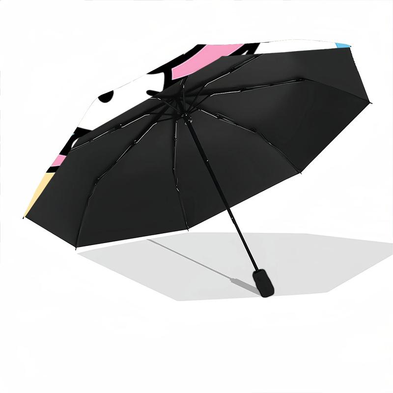 1pc Hello Kitty Hot Air Balloon Umbrella - Automatic Opening & Closing with Foldable Design, Iron Frame for Outdoor Use, Perfect Gift for Fans, Travel