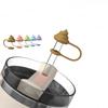 Straw Cover Cap For Stanley Cup Reusable 10mm Silicone Straw Topper Compatilble 30840 0z Tumbler With Hande Tips Lids