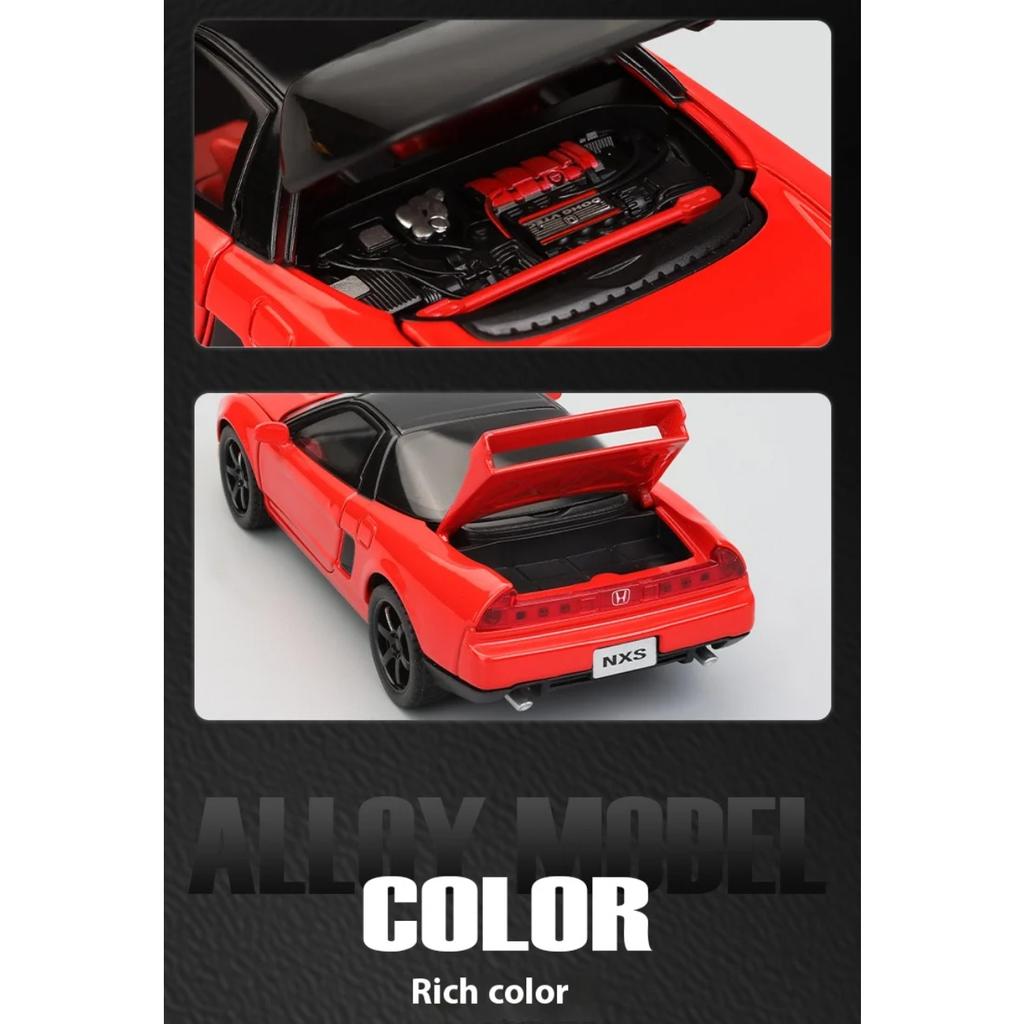 1/32 Alloy Die-cast Honda NXS Sports Car Model with Display Base, Rich Details, Exquisite Workmanship, Suitable for Boys' Birthday Gift