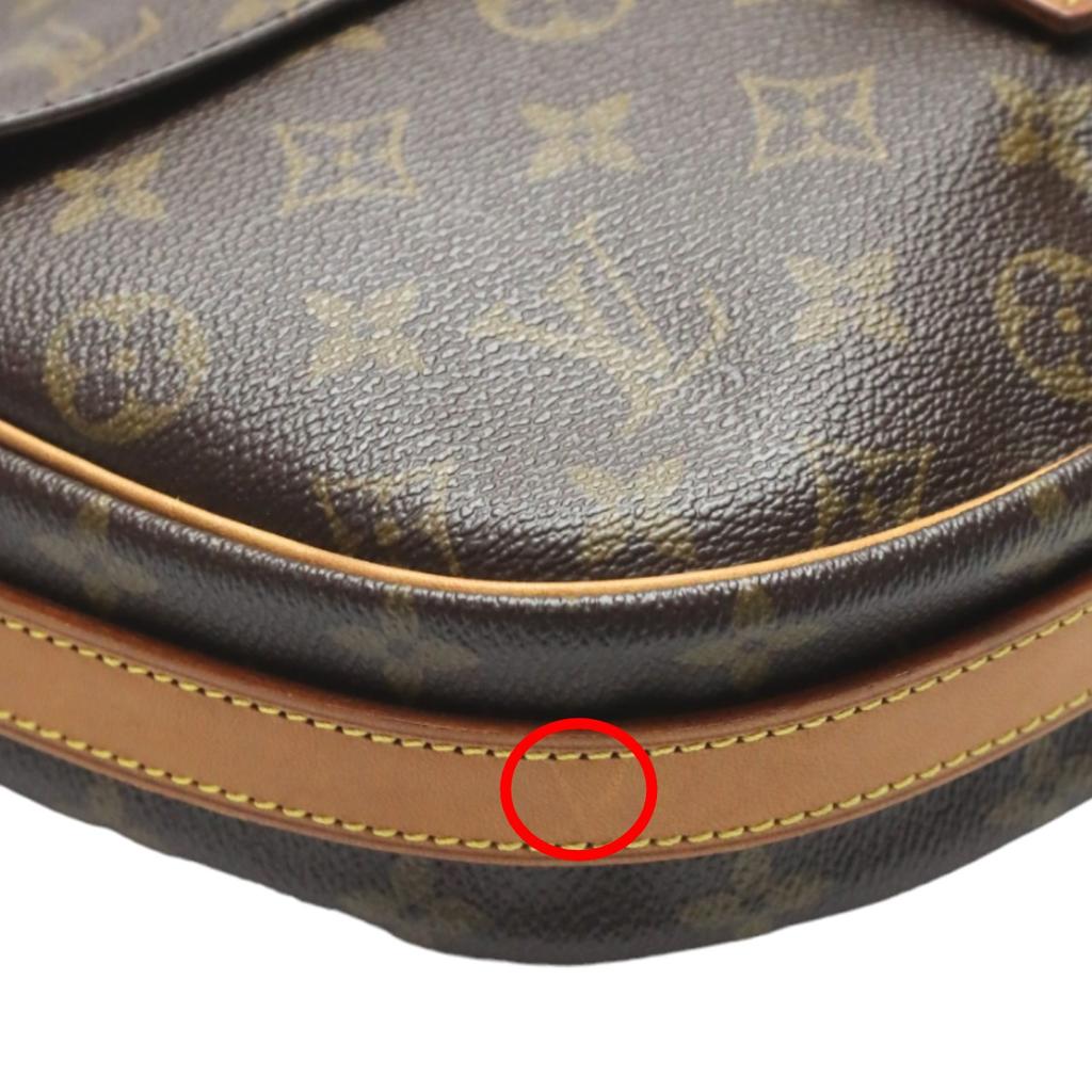 Louis Vuitton Monogram Geneufeille Shoulder Bag Monogram Canvas Brown M51227 Used