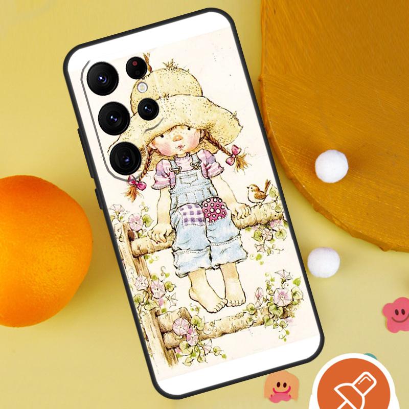 Sarah Kay Handyhülle Für Samsung Galaxy S25 Ultra S23 S22 S21 Ultra S9 S10 S20 Plus S24 FE Funda Hülle