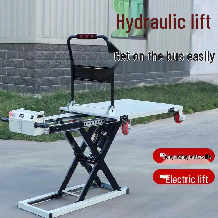 Ximu Leike Electric Hydraulic Handcart: Portable Single Scissor Lift Flatbed Truck