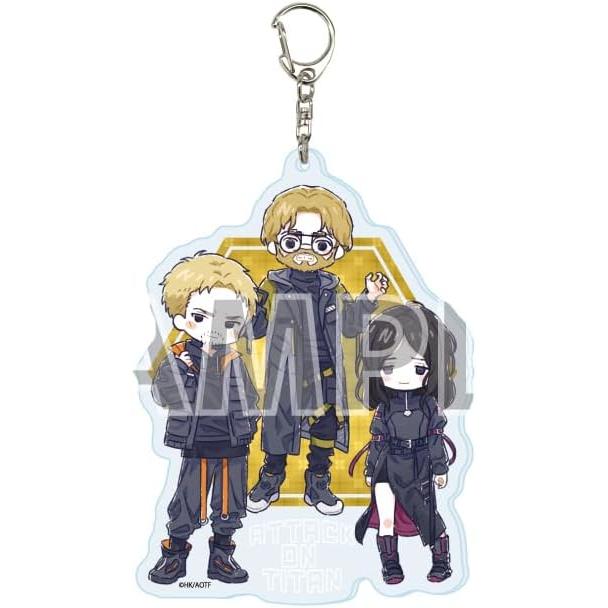 Attack on Titan The Final Season 03 Cyberpunk Ver. Big Acrylic Keychain [Graph Art Illustration]