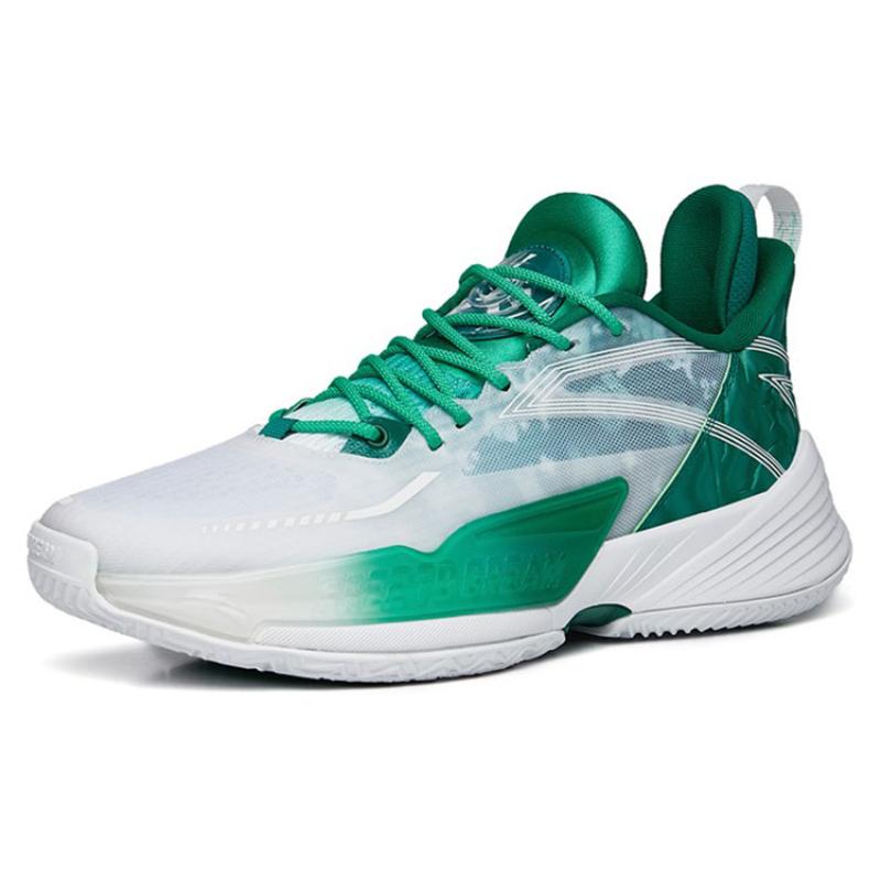 Scream x Anta Light Horseman 3 Anti-Slip Wear-Resistant Low-Top Performance Basketball Shoes Men's Green Sneakers 112221608S-1