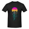 Synth Mountain Sunrise Shopping Tshirt Saltstyle Vibe Commuting Essential Tees