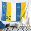 Spain Flag Oceano Canary Islands Tapestry Wall Hanging Aesthetic Home Decor Tapestries for Living Room Bedroom