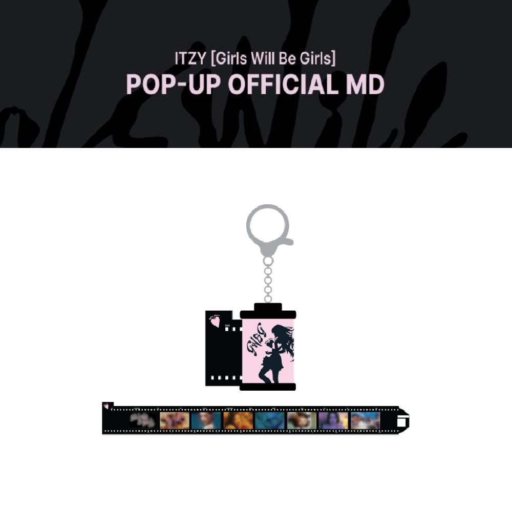 

Предзаказ ITZY Girls Will Be Girls Официальный MD Брелок-пленка