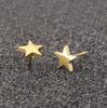 Small Stainless Steel Earrings Women Punk Jewelry Fashion Moon Leaf Scissors Snow Mountain Stud Earring Best Gift for Friends