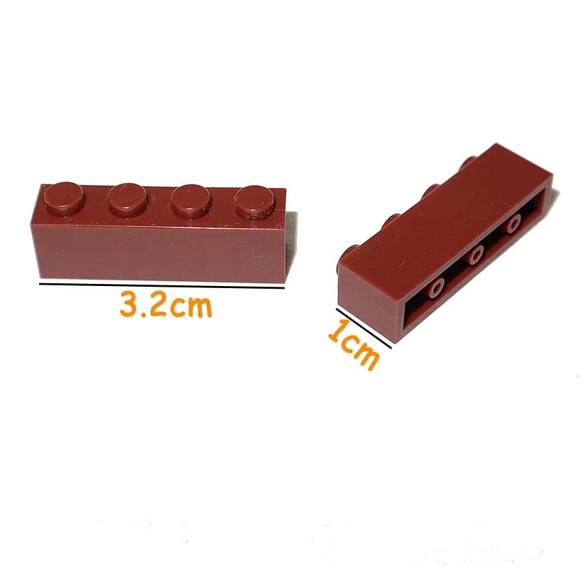 40PCS 3010 3066 1x4 Blocks Dots Thick MOC Assemble Particles 1*4 Construction Bricks DO IT YOURSELF Learning Creativity Toy Ideal for Children