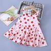 Trend Printed Girls Summer Dresses Sweet Floral Cool Kids Vest Dresses Princess Dress Kids Clothing