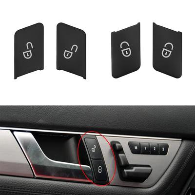 Nouveaux 4 pièces Garniture de couvercle de bouton d'interrupteur de déverrouillage de porte Pour Mercedes-Benz Classe E W212 2010-15