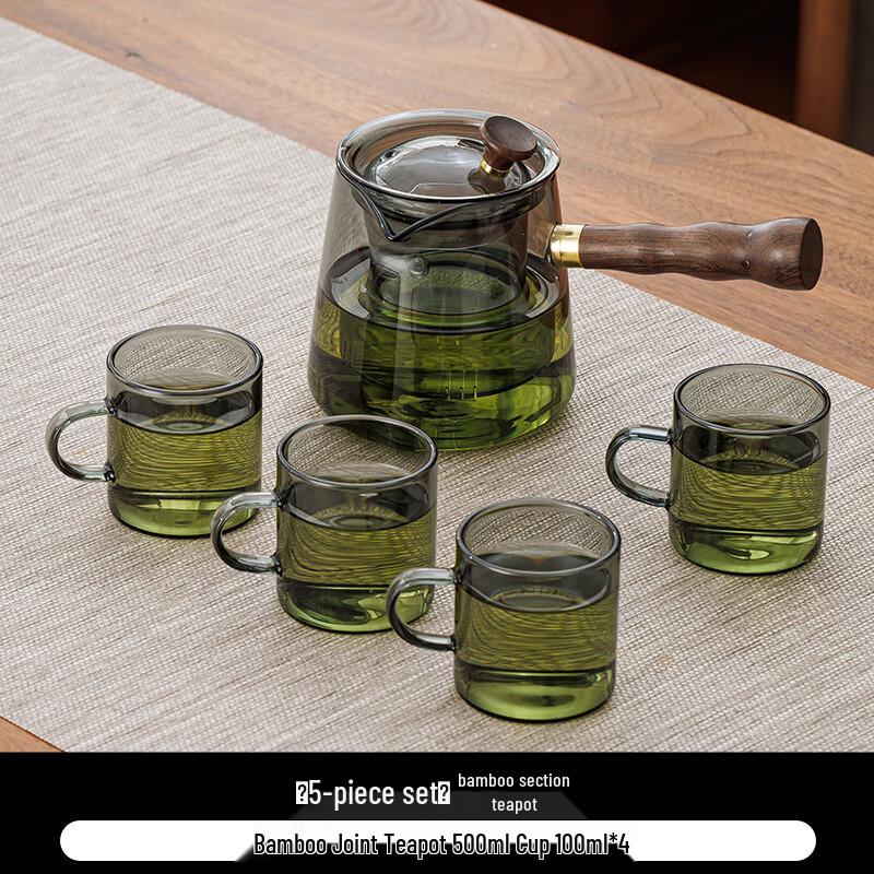 Naijiang Light Luxury Glass Kung Fu Tea Set
