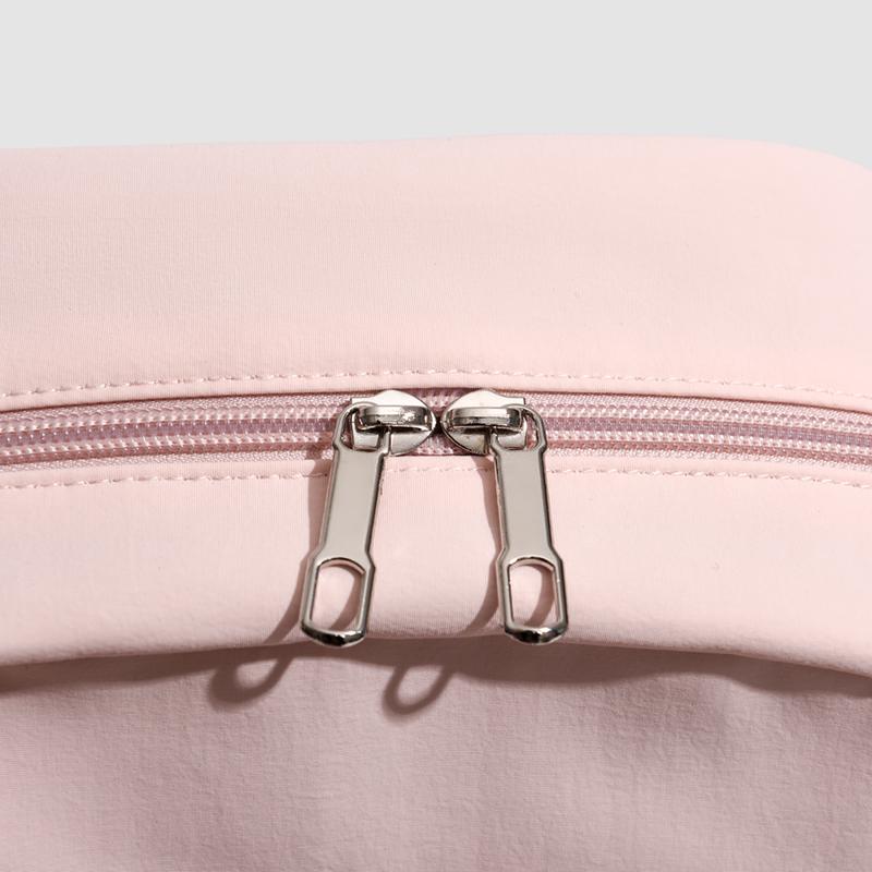 Preppy Einfarbiger Schulranzen Damen Rucksack mit großem Fassungsvermögen