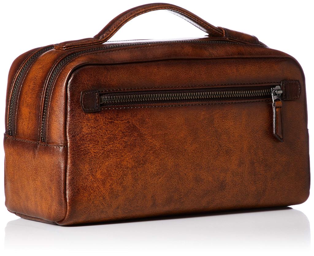 Second Bag Made in Japan Cowhide Archaic 71852 Brown [L'Homme Presse]