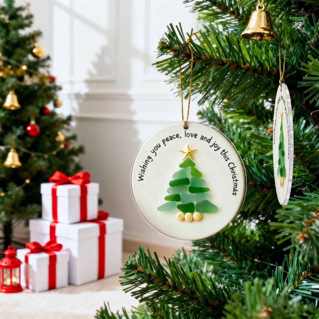 Christmas Candy Decorations, Wooden Mint Lollipops With Red And Tree Decorations And Strings, Suitable For Christmas Trees, Crafts, And Party Gifts.