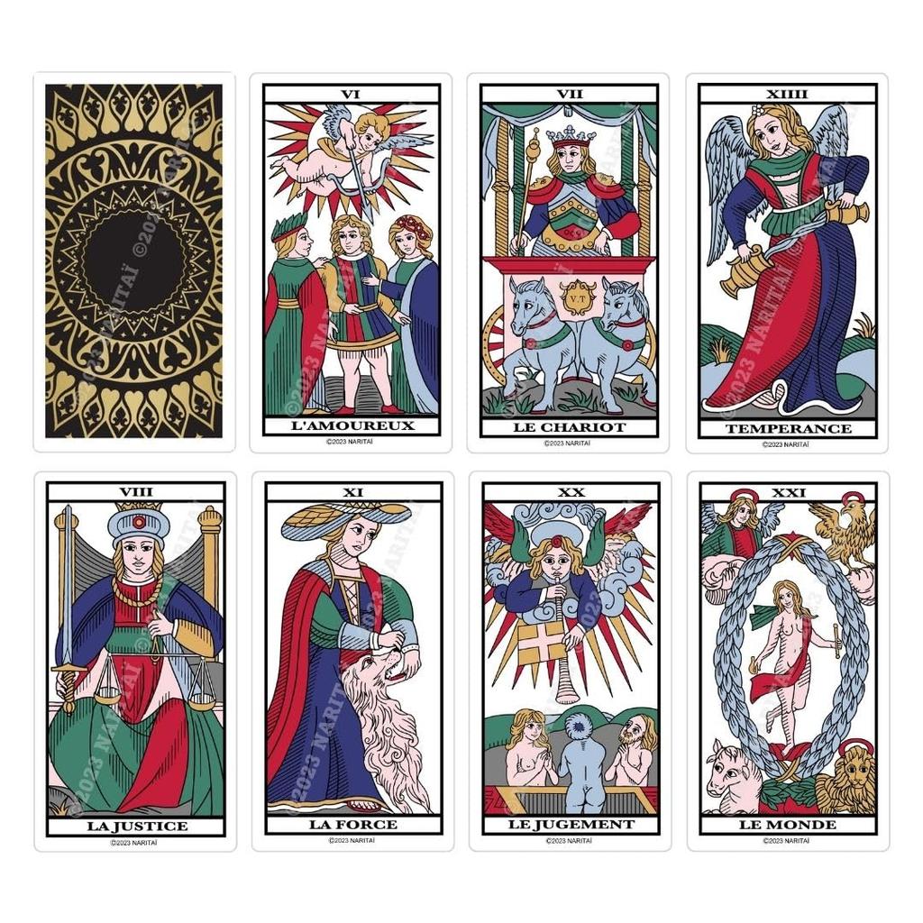 NARITAÏ Tarot "The Marseille" | Naritai | 22 Cards, Linen Drawstring Bag Included [Authentic]