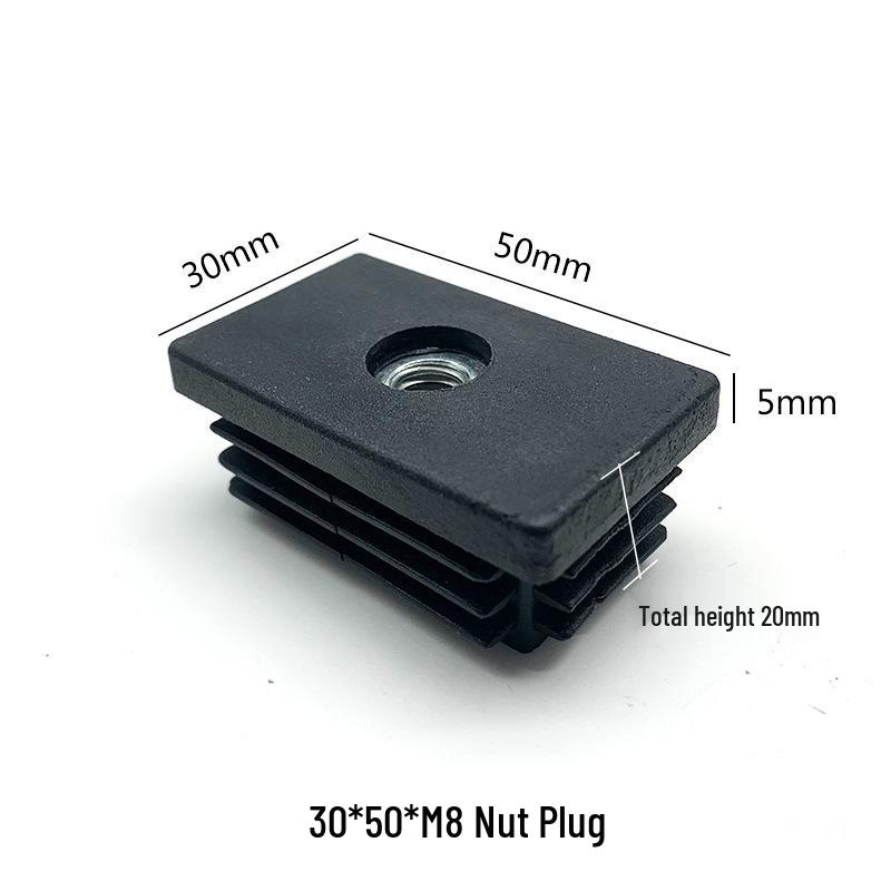 M8 Adjustable Table Leg Foot Pad with Height Adjustment Screw