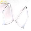 Mistra Headlight Decorative Frame: Electroplated Bright Surface Lampshade Ring Patch Car Accessory.