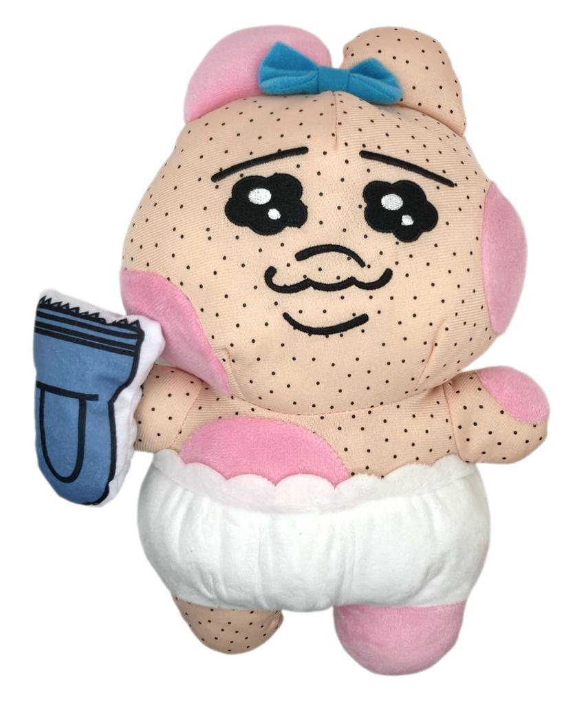 Panties Rabbit "Tell Me If I Make a Mistake" Big Plush Toy Approx. 30cm (Almost Bald)