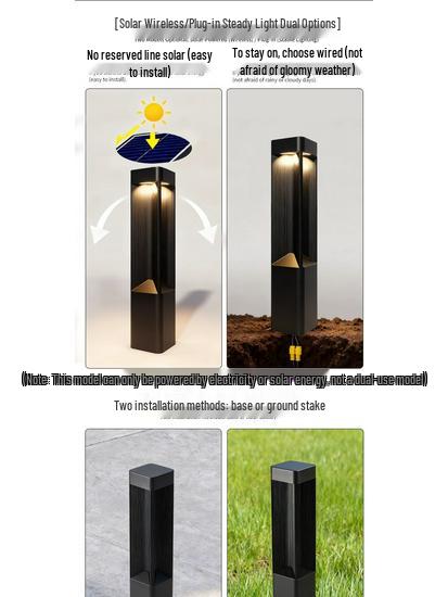 Wasserdichte Außen-Gartenweg- und Landschaftsleuchte