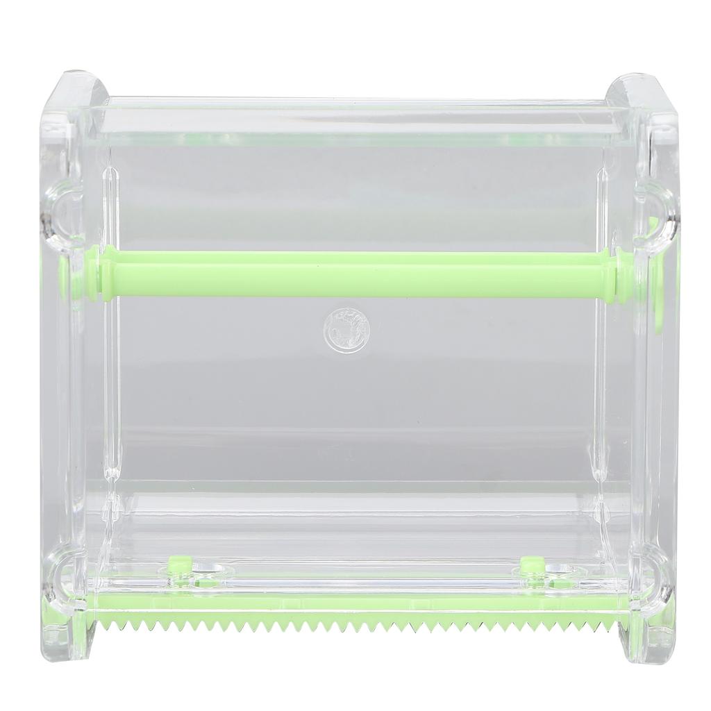 Gjennomsiktig Multi Masking Tape Cutter Dispenser Synlig Roll Tape Holder for hjemmekontor