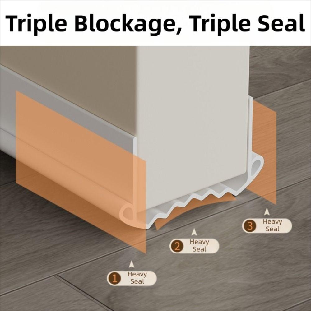 96cm Door Bottom Sealing Strip Soundproof Weather Stripping High Quality Door Draft Stopper  Dorm