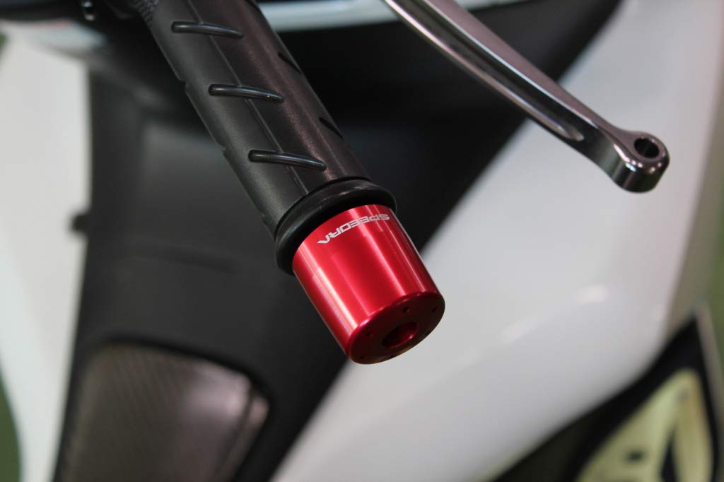 Speedra SSK Aluminum Bar End Type B Color: Matte Red YAMAHA XMAX