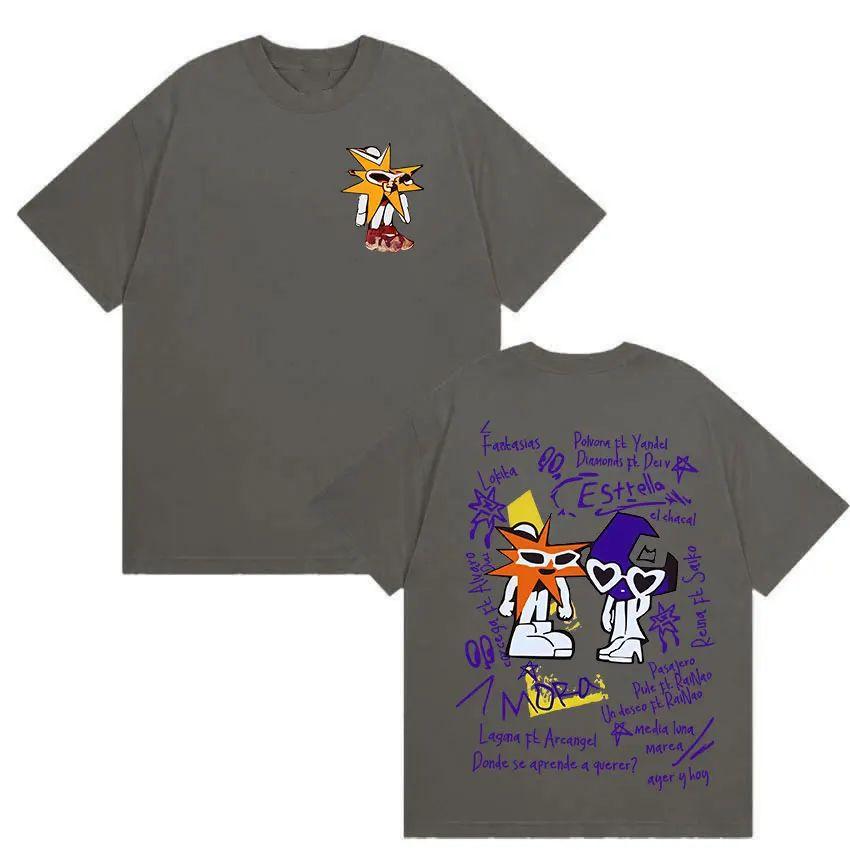 Rapper Album Tour 2025 Merch Tee Shirt Men's Women Harajuku Fashion Vintage T-shirt Casual Loose Cotton Oversized T Shirt Unisex
