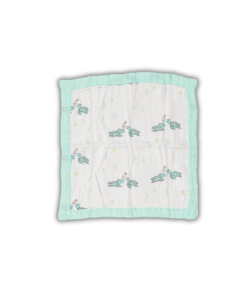 Coco Moon Blanket Honu Sea Turtle Print Ocean Creatures Hawaiian Baby Mini Blanket Silky Soft To the Touch (Coco Moon) [Security / Honi]