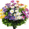 1/3pcs Artificial Flowers Silk Fake Plants Daisy Wedding Wreath Home Room Table Decor Festival Outdoor Yard Scrapbook Accessory